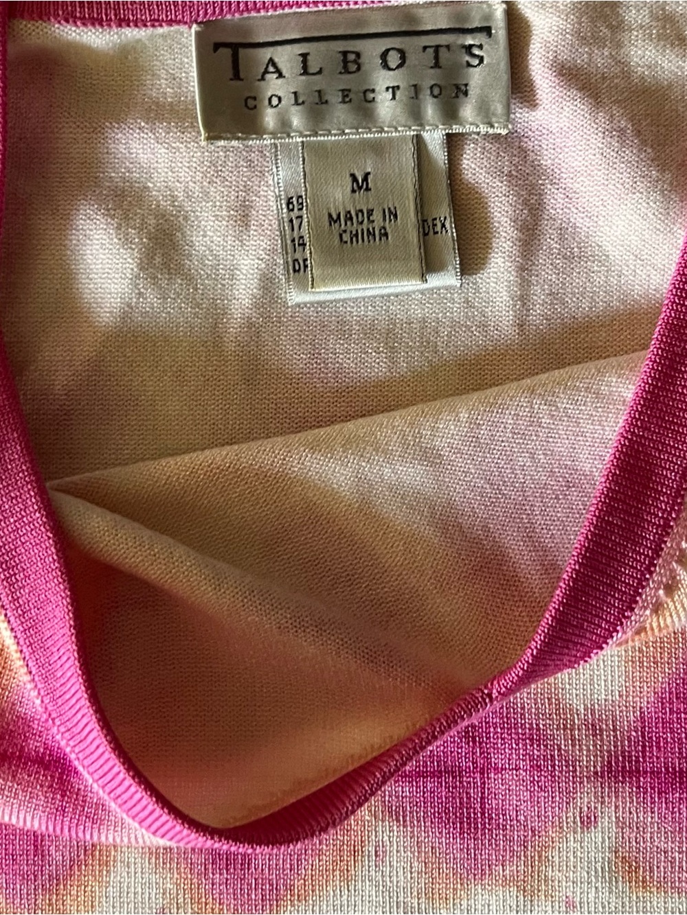 Talbots Collection Geometric Pattern Tank Top - Picture 4 of 5